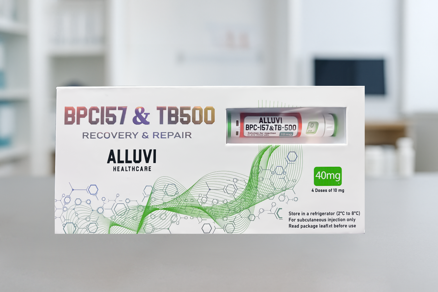 buy BPC-157 & TB-500 40mg (R&D Only) — High-Dose Peptide Research Kit | Alluvi Health