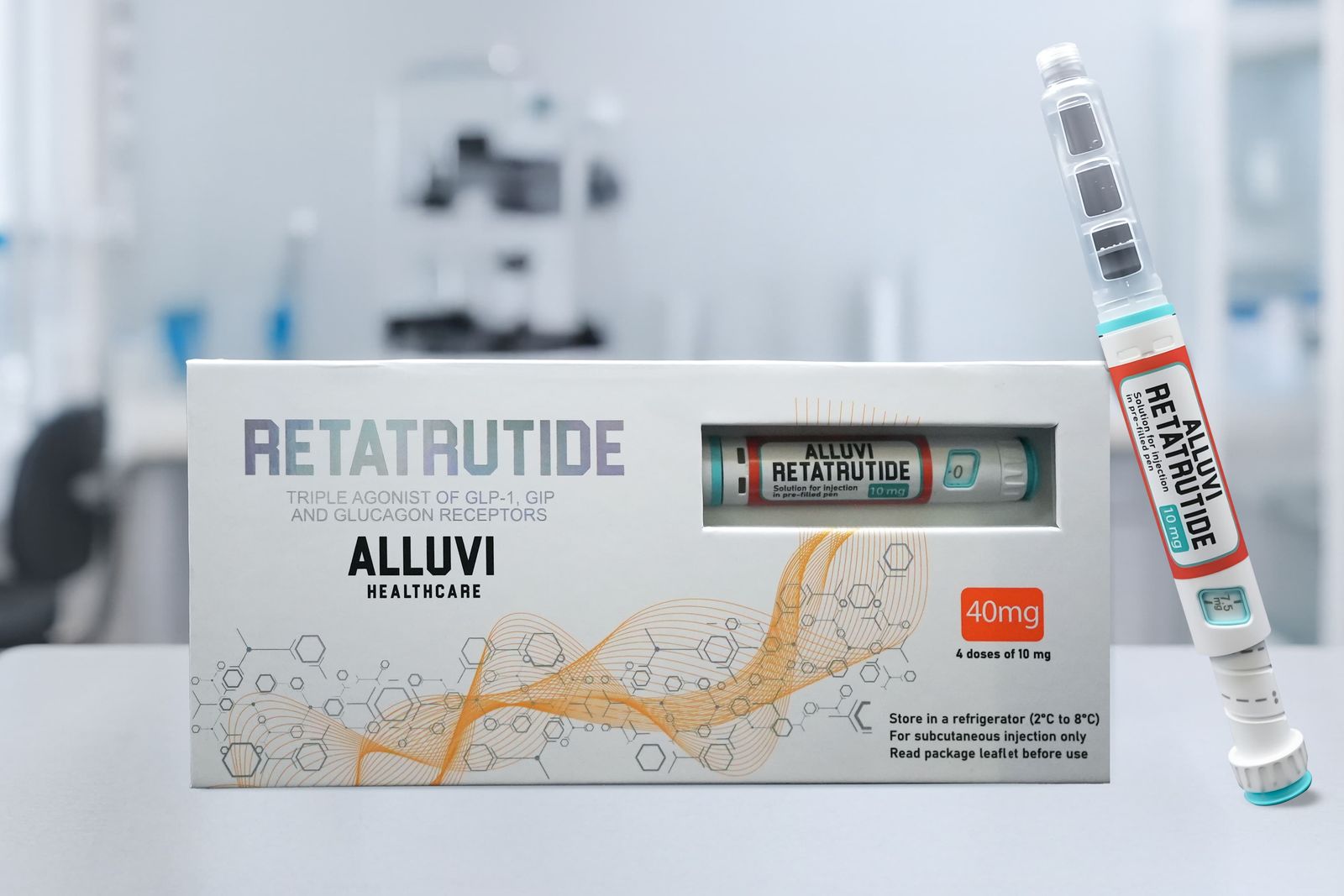 buy Retatrutide 40mg (R&D Only) — High-Dose Peptide Research Kit | Alluvi Health